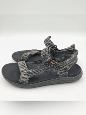 B26 Teva Women's Terra Float 2 Knit Sandals Size 8 Gray Sport Walking Shoes